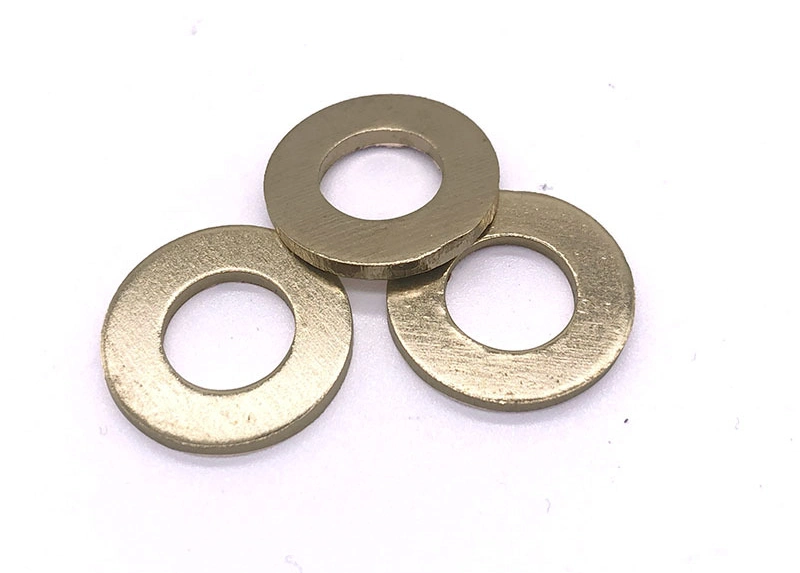 La rondelle à ressort White&Yellow de joint de produit plat d'acier au carbone des attaches DIN125 DIN127 colorent le zinc Gr4.8 8,8