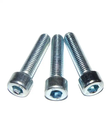 Fermetures hexagonale Boulons de prise en acier carbone zinc blanc de qualité 8.8 fil complet DIN 912