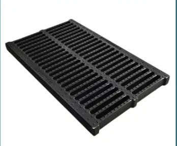 Résistance à la corrosion du couvercle de l'escalier en fer ductile à double grille