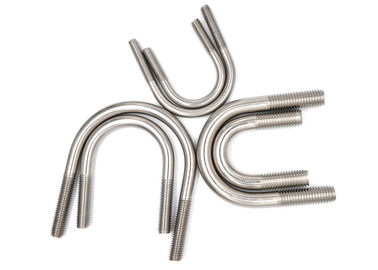 demi TYPE BOULON du fil U AVEC les attaches meterial de l'acier au carbone DIN975 galvanisé standard