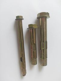 Zinc jaune d'acier au carbone des boulons d'anchrage de douille des attaches 1/4 M24