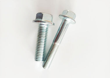 Boulon métrique 6*10 de sortilège de bride d'acier au carbone galvanisé