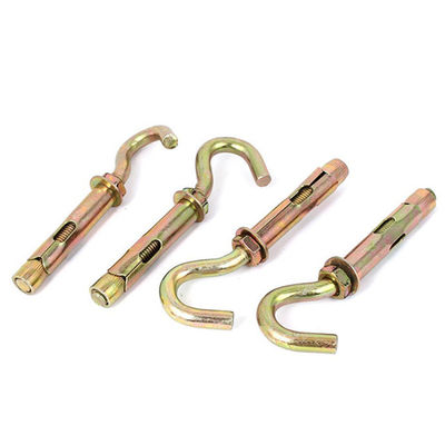 Béton galvanisé d'acier au carbone de boulons d'anchrage de douille de crochet de l'anneau M24