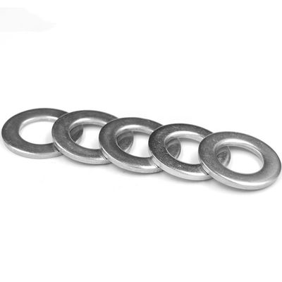 DIN 125 Laveuses plates Fermetures en acier au carbone de qualité 4.8/8.8 zinc planté