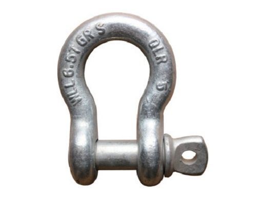 Attaches de prix usine de Dee Shackle d'ancre de Marine Rigging Galvanized Zinc Plated