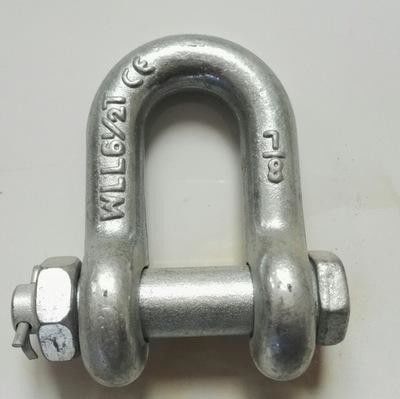 Attaches de prix usine de Dee Shackle d'ancre de Marine Rigging Galvanized Zinc Plated