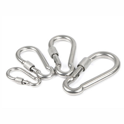 Attaches instantanées de prix usine de crochet de ressort galvanisé de haute qualité du carabiner DIN5299