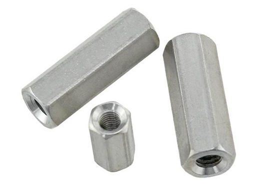 DIN 6334 M10 Noix hexagonale longue galvanisée ou HDG