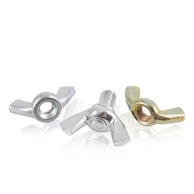 Grade 4.8 8.8 Écrou à oreilles Din 315 Acier au carbone zingué M8 serré à la main