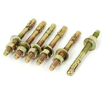 Cale M12x100 par l'acier au carbone concret d'ancre de boulon