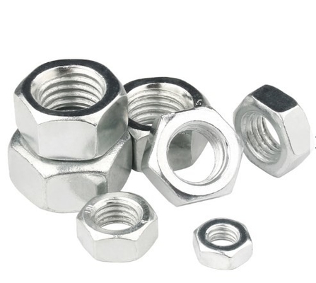 Fermetures de haute qualité à hexagone de 4,8 degrés avec du fer et du zinc blanc